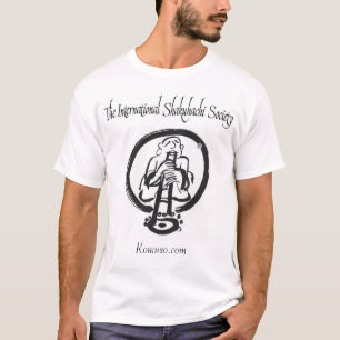 Camiseta La sociedad internacional de Shakuhachi