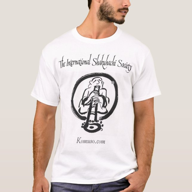 Camiseta La sociedad internacional de Shakuhachi (Anverso)