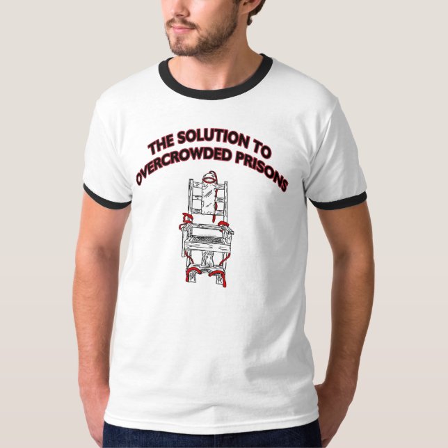 Camiseta La solución a las prisiones atestadas (Anverso)