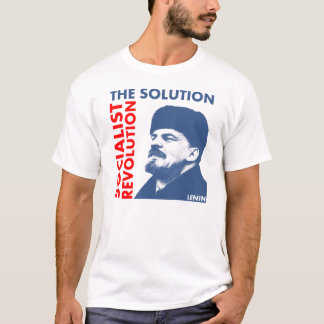 Camiseta La solución: Revolución socialista