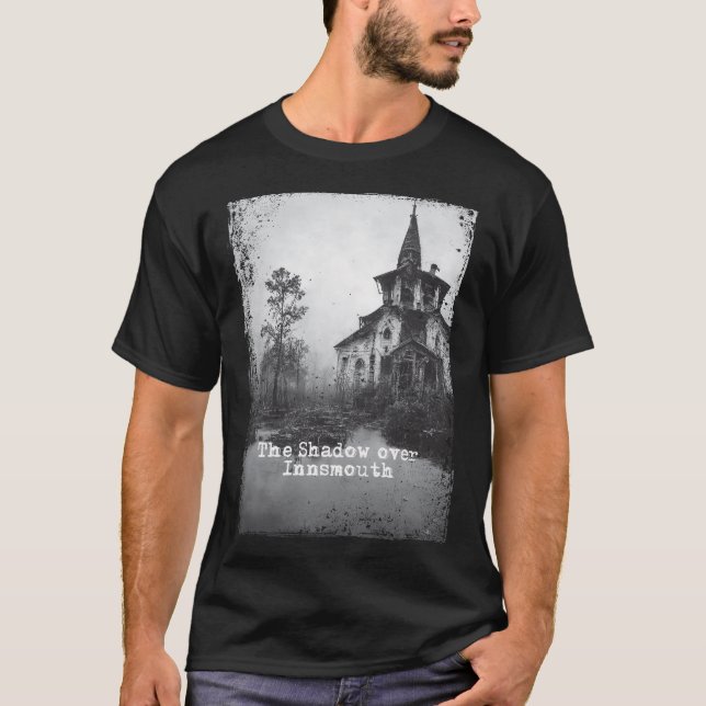 Camiseta La sombra sobre la nave innsmouth Cthulhu Mythos (Anverso)