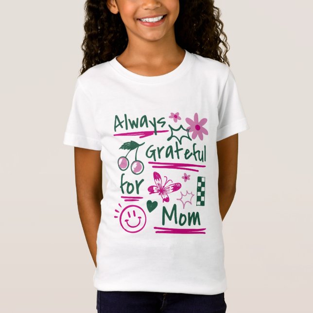 Camiseta La sonrisa de mamá florece (Anverso)