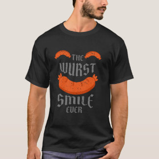 Camiseta La sonrisa de Wurst alguna vez despertó a Funny Ok