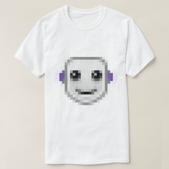 Camiseta La sonrisa del robot de la contracción nerviosa (Diseño del anverso)