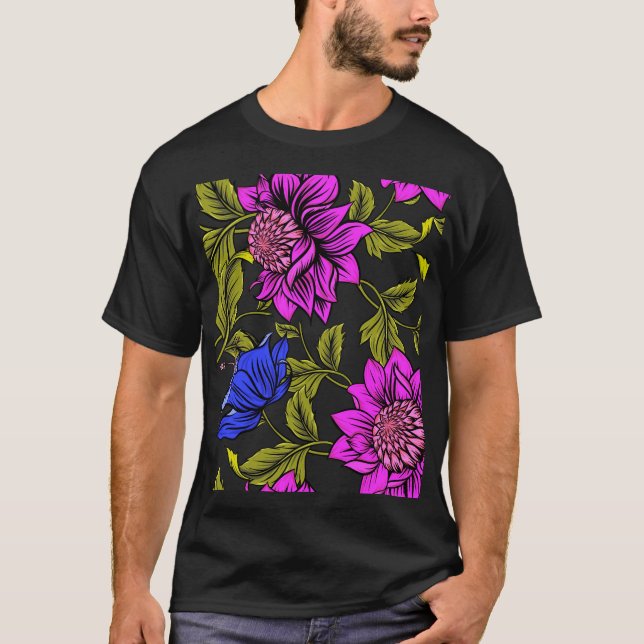 Camiseta La sorpresa floral (Anverso)