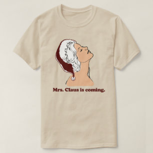 Camiseta La Sra. Claus viene