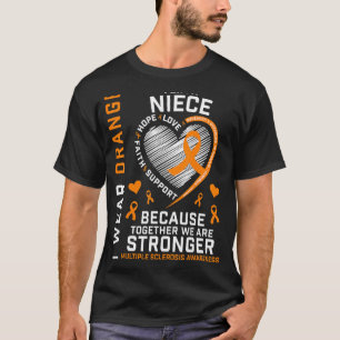 Camiseta La Sra. I Usa Naranja Para Mi Niña Esclerosis Múlt