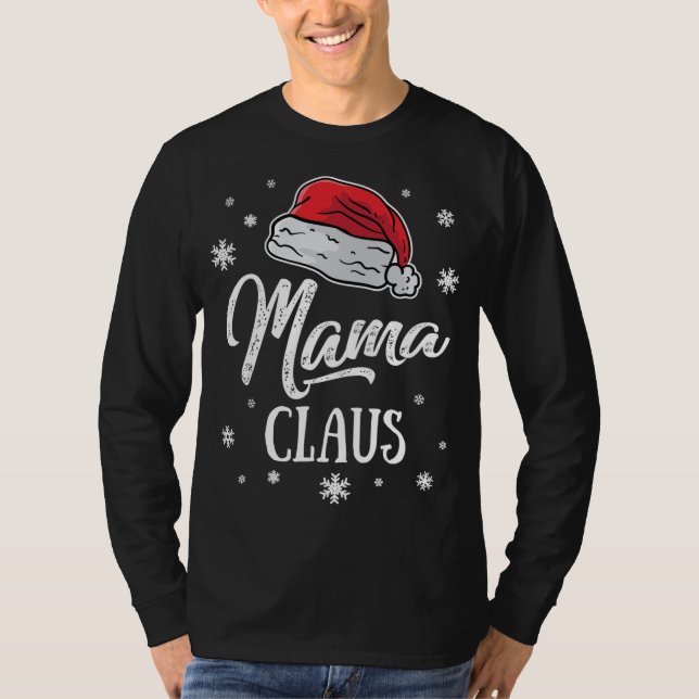 Camiseta La Sra. Mama Santa Claus Navidades Mamá Matando A  (Anverso)