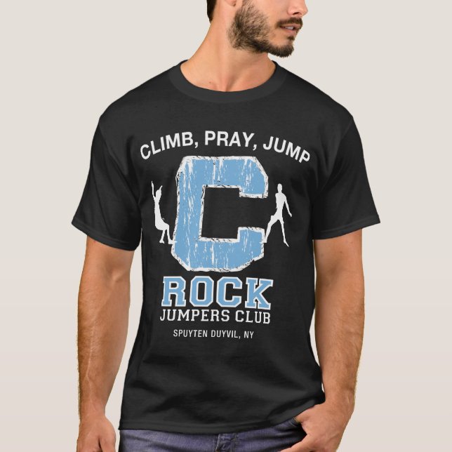 Camiseta La subida de la Roca de "C", ruega, salta (Anverso)