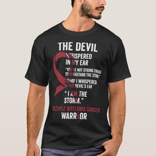 Camiseta La Sucesión de Concienciación sobre el Cáncer de M (Anverso)