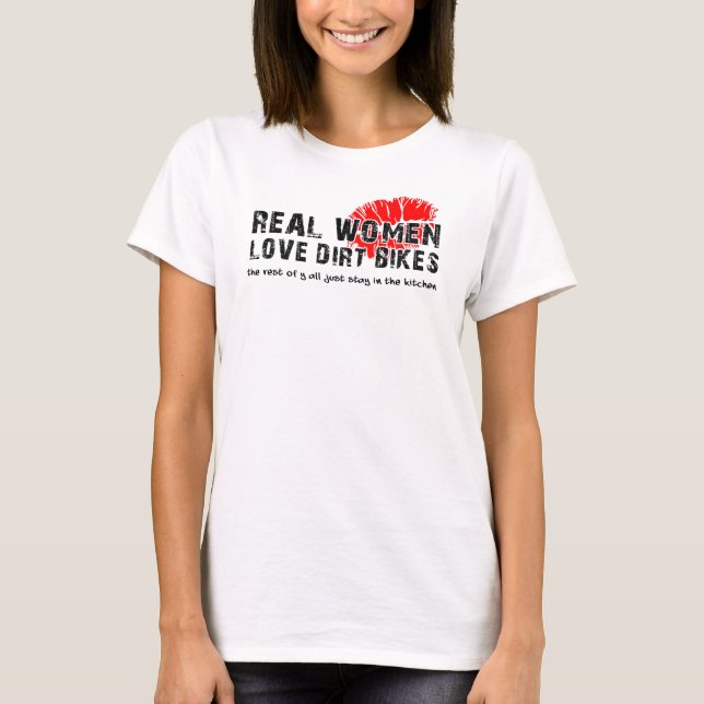 Camiseta La suciedad del amor de las mujeres reales Bikes (Anverso)
