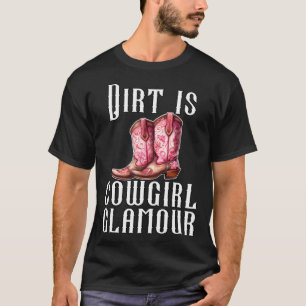 Camiseta La suciedad es glamour de vaquera Jinetes de cabal