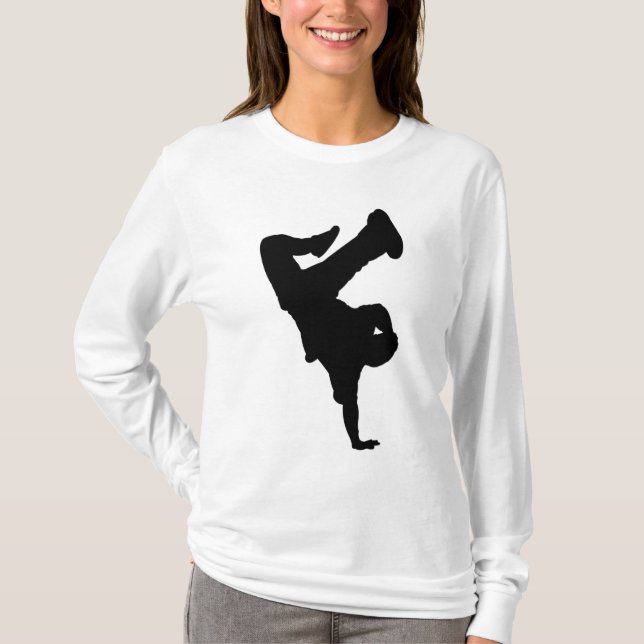 Camiseta La sudadera con capucha de las mujeres del (Anverso)