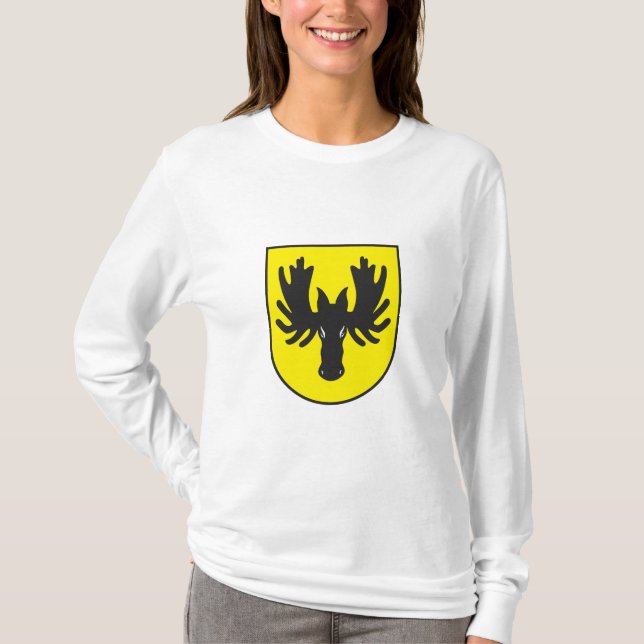 Camiseta La sudadera con capucha de las mujeres del escudo (Anverso)
