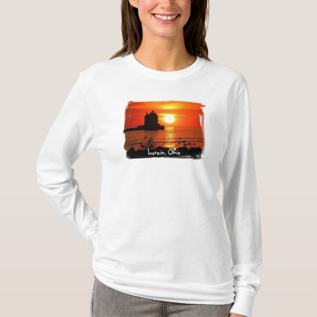 Camiseta La sudadera con capucha de las mujeres del faro de (Anverso)