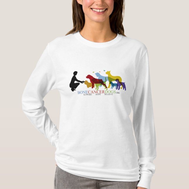 Camiseta La sudadera con capucha de las señoras cabidas (Anverso)