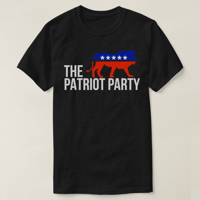 Camiseta La sudadera del león Fiesta patriota (Diseño del anverso)
