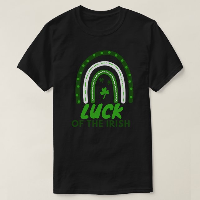 Camiseta La suerte de los irlandeses, el día de San Patrici (Diseño del anverso)