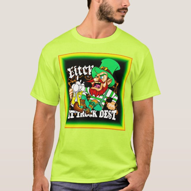 Camiseta La suerte del Día de los Sta Patrones Irlandeses.  (Anverso)