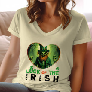 Camiseta La suerte del pub irlandés-irlandés Trivia Night
