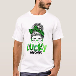 Camiseta La suertuda mamá del día de Patrick