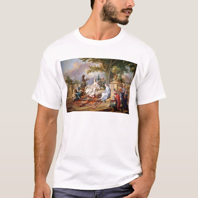 Camiseta La Sultana servida por sus eunucos (Anverso)