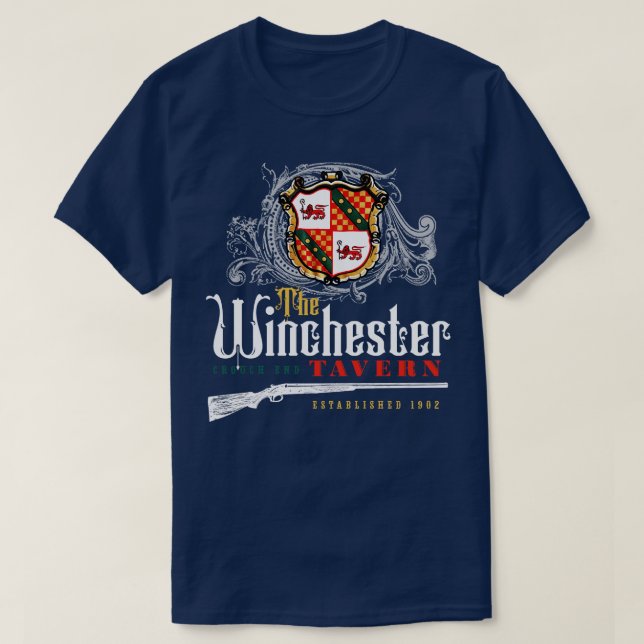 Camiseta La taberna Winchester (Diseño del anverso)
