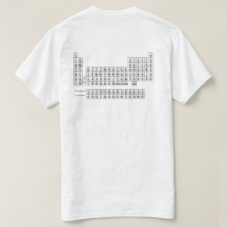 Camiseta La tabla de elementos periódica apoya