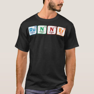 Camiseta La tabla periódica de la ciencia de Runner es dive