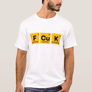 Camiseta La tabla periódica y YO de FCUK NO DAMOS una