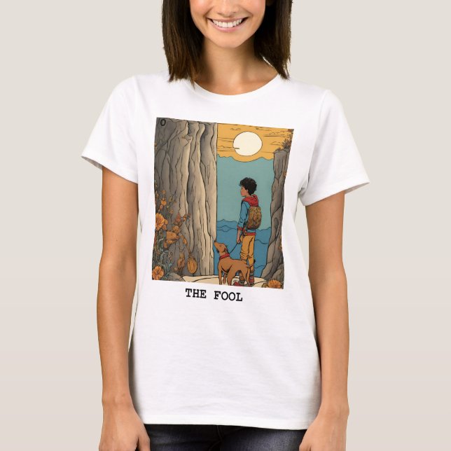 CAMISETA LA TARJETA DE COMIDA - TAROT (Anverso)