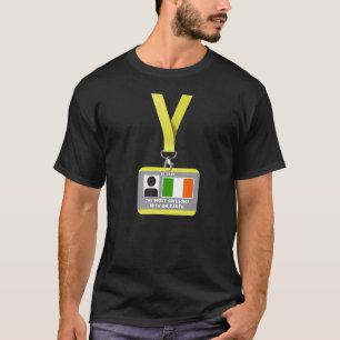 Camiseta La tarjeta de identificación de Irlanda es la irla