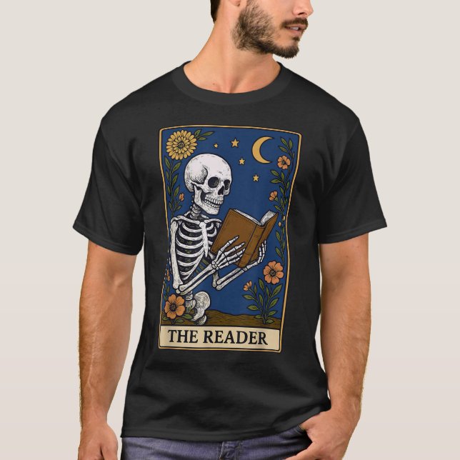 Camiseta La tarjeta de lector Tarot (Anverso)