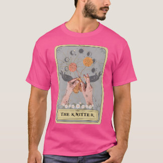 Camiseta La tarjeta de Tarot de la tejedora Arte de tejer c