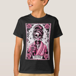 Camiseta La tarjeta de tarot divertida de la mamá mujer esq