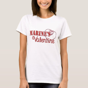 Camiseta La tarjeta del día de San Valentín del infante d