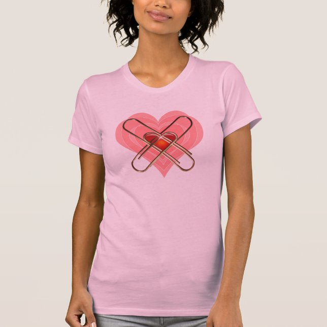 Camiseta La tarjeta del día de San Valentín Twofer de las (Anverso)