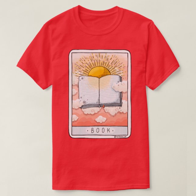 Camiseta La tarjeta del libro (Diseño del anverso)