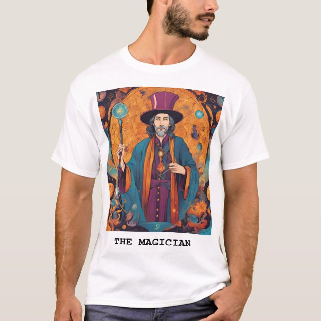CAMISETA LA TARJETA MAGICIANA - TAROT (Anverso)