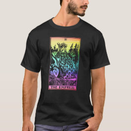 Camiseta La tarjeta RWS Tarot (arcoiris) Emperatriz