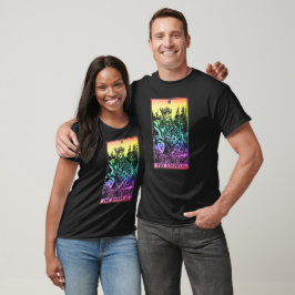 Camiseta La tarjeta RWS Tarot (arcoiris) Emperatriz
