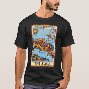 Camiseta La tarjeta Slice Tarot Graciosa Pizza Slice Pizza