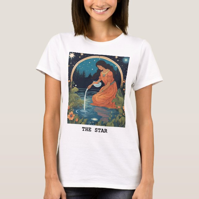 CAMISETA LA TARJETA STAR - TAROT (Anverso)