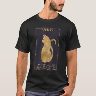 Camiseta La Tarjeta Tarot Crescent Moon Y El Gótico De Horr