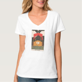 Camiseta La tarjeta tarot de Carro moderno Major Arcana