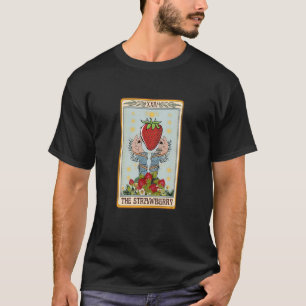 Camiseta La tarjeta Tarot de fresa Vieja Cottagecore Stra