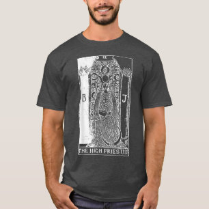Camiseta La tarjeta Tarot de la alta sacerdotisa 