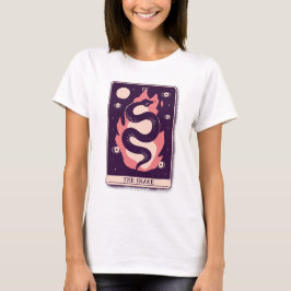 Camiseta La tarjeta Tarot de la serpiente
