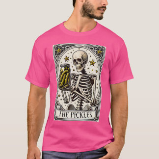 Camiseta La tarjeta Tarot de Pickles Skeleton Canning Seaso
