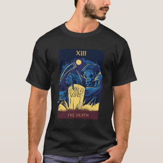 Camiseta La tarjeta Tarot del diablo culto a Satanás